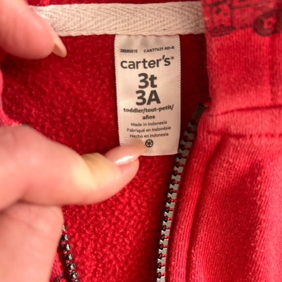 Kids hoodie with zipper, size 3 years - Picture 2 of 2